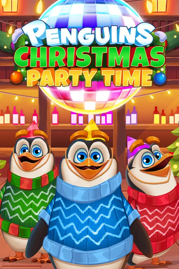 Penguins Christmas Party Time